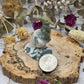 Moss Agate Kangaroo Carving