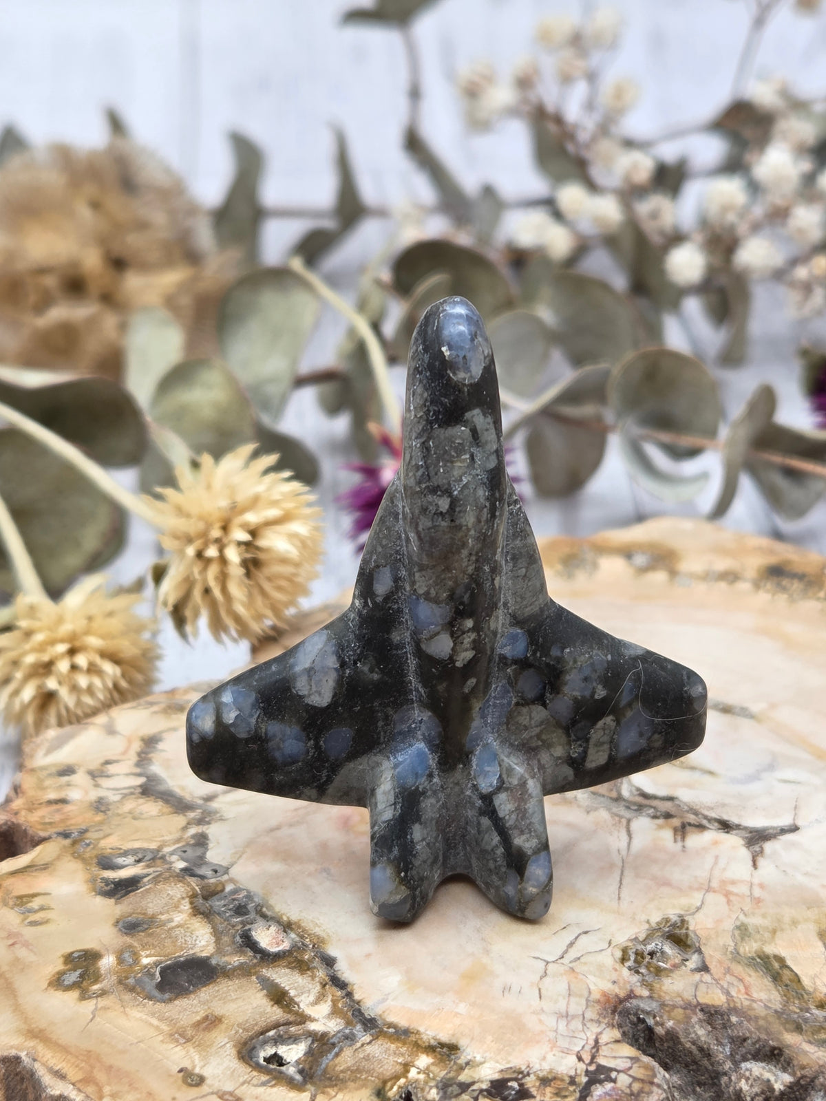 Crystal Airplane Carving