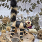 Banana Fiber Ringtail Lemur Figurine