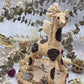Banana Fiber Giraffe Figurine
