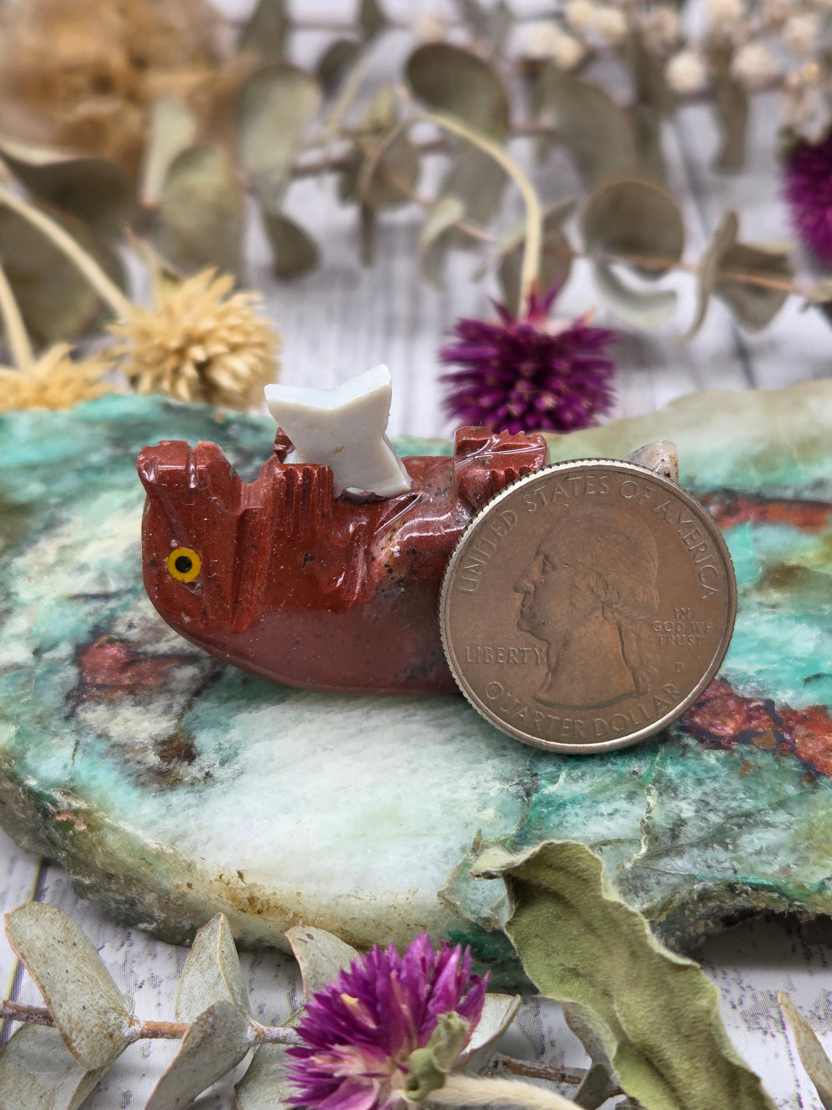 Soapstone Otter Figurine