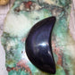 Rainbow Obsidian Moon Carving