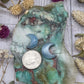 Aquamarine Moon Carving