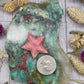 Rhodochrosite Star Carving