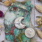 Howlite Moon Carving
