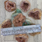 Raw Pink Amethyst - size reference