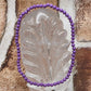 Faceted Lepidolite Stretchy Bracelet