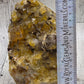 Yellow Fluorite Specimen - alternate view