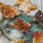 Vanadinite on Barite Specimen - alternate view
