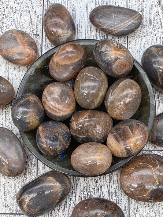 Black Moonstone Tumble