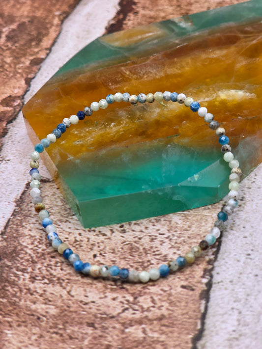 Faceted K7 Stretchy Bracelet