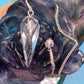 Faceted Clear Quartz Teardrop Pendulum