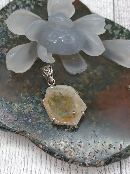 Citrine Window Pendant