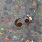 Amber Moon Post Earrings - alternate view