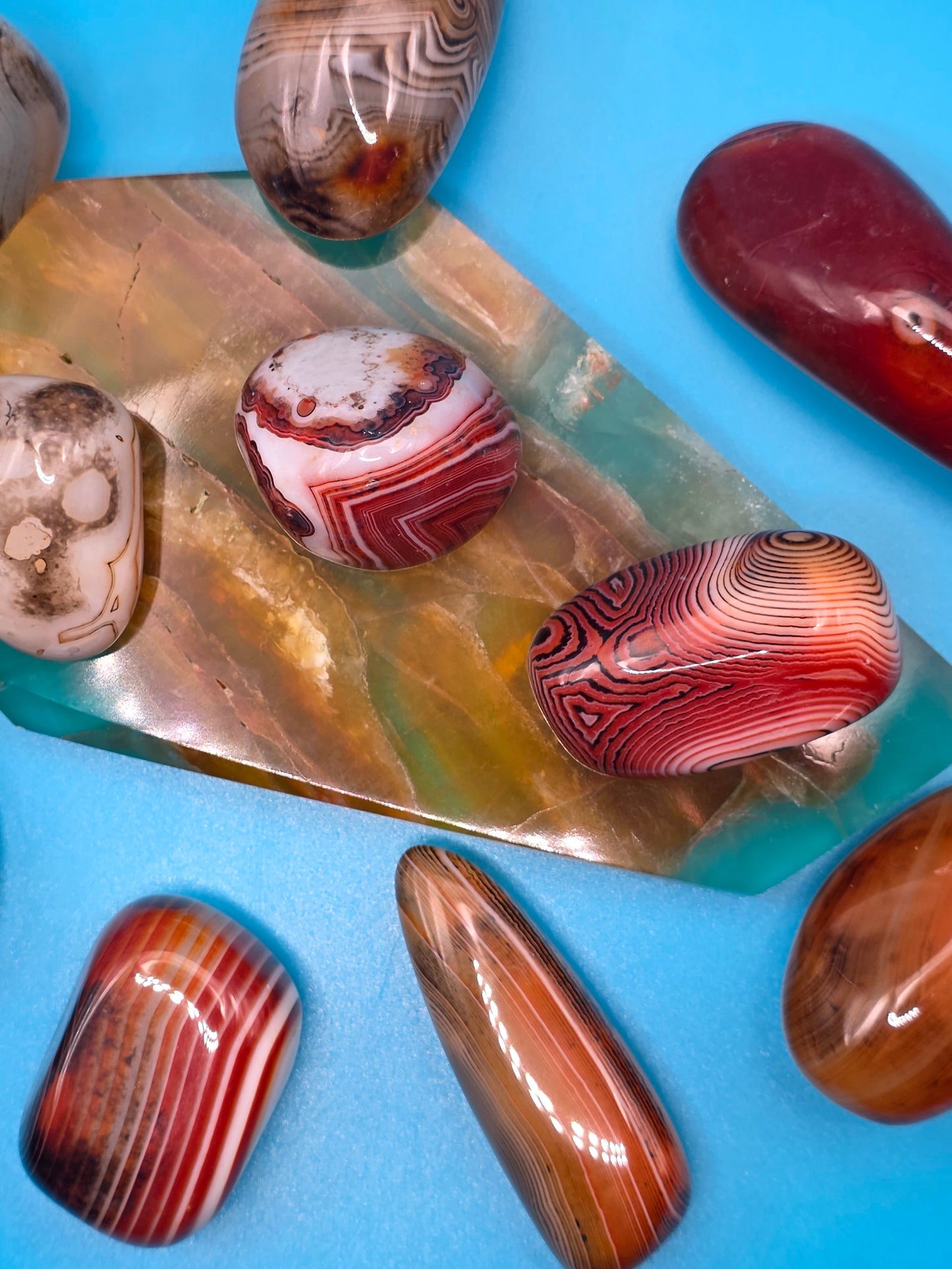 Sardonyx Palm Stone