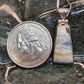 Blue Scheelite Sterling Silver Pendant - size reference