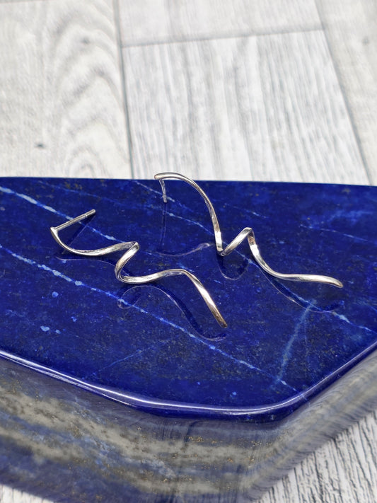 Modern Spiral Post Earrings