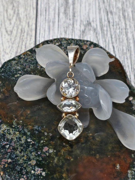 Prasiolite Green Amethyst Pendant