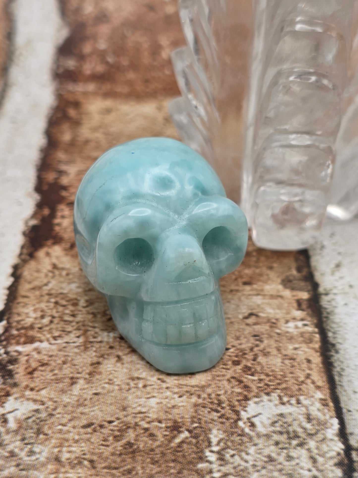 Aquamarine Skull