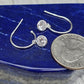 Half Hoop Crystal Post Earrings - alternate view