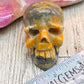 Bumble Bee Jasper Skull - alternate view