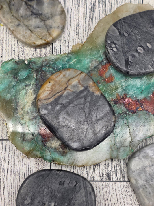 Picasso Jasper Pocket Stone