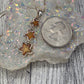 Amber Triple Star Pendant - alternate view