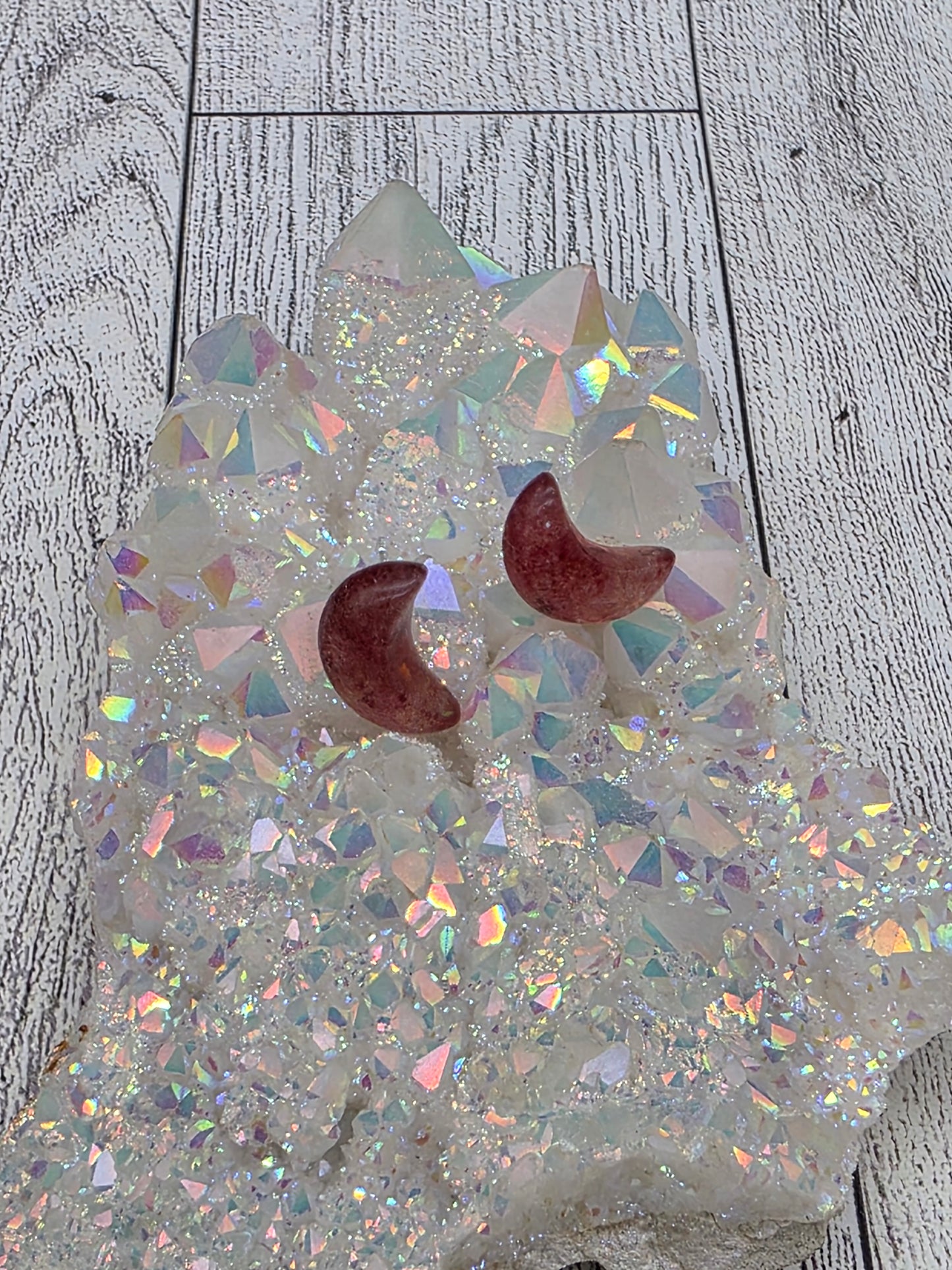 Crystal Moon Earrings