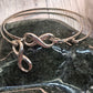 Sterling Silver Infinity Cuff Bracelet - alternate view