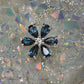 London Blue Topaz Flower Necklace
