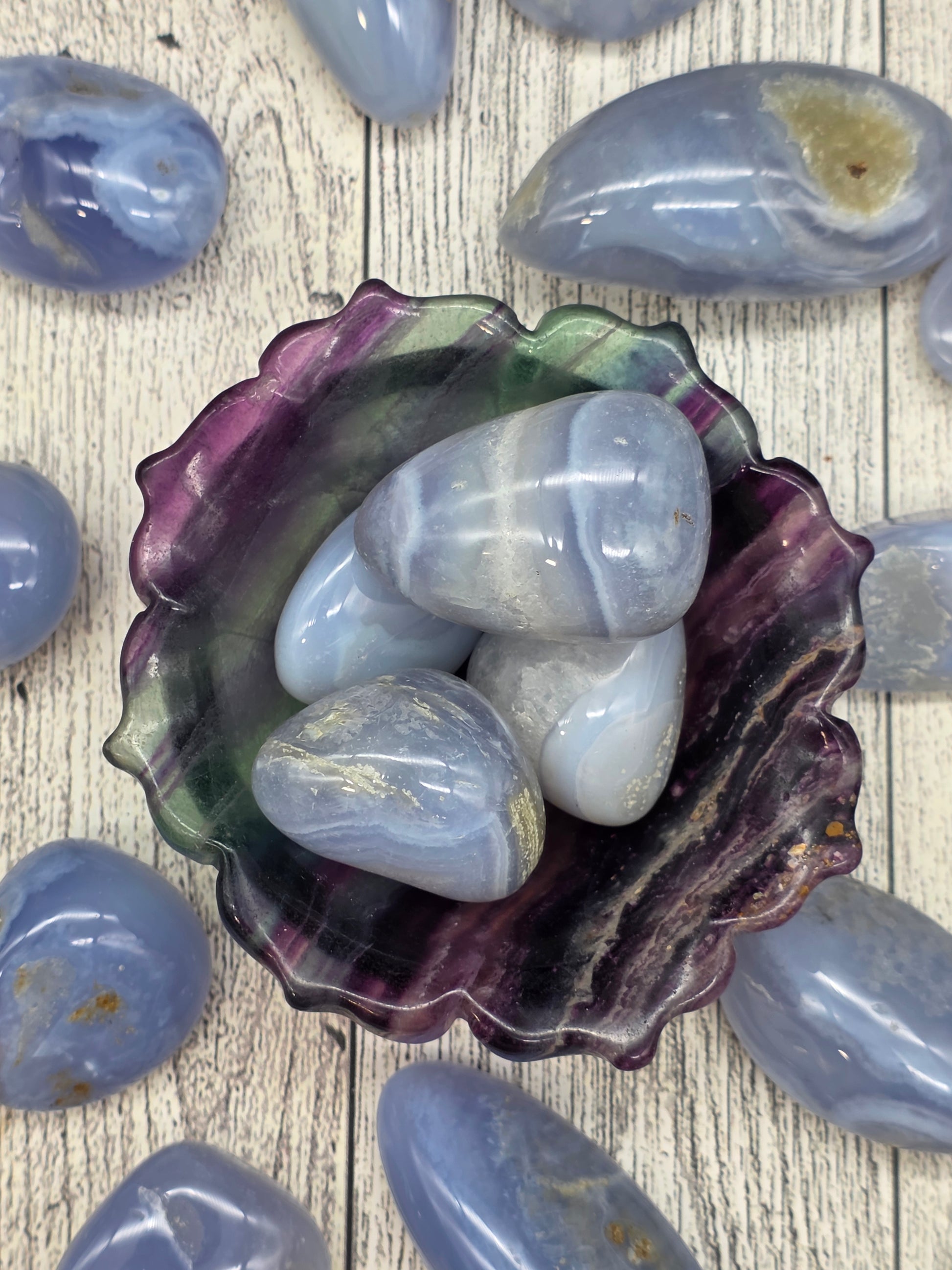 Blue Lace Agate Tumble