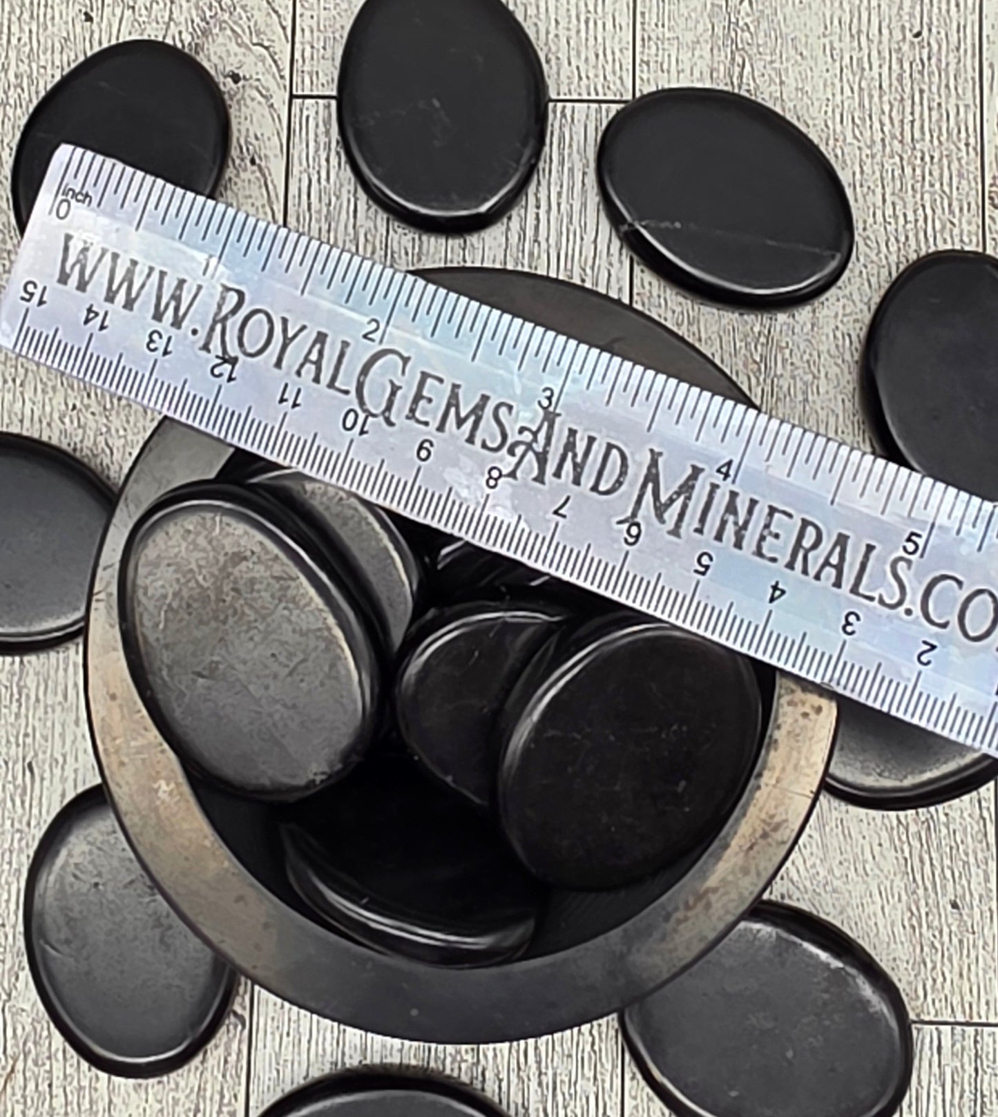 Shungite Pocket Stone - alternate view