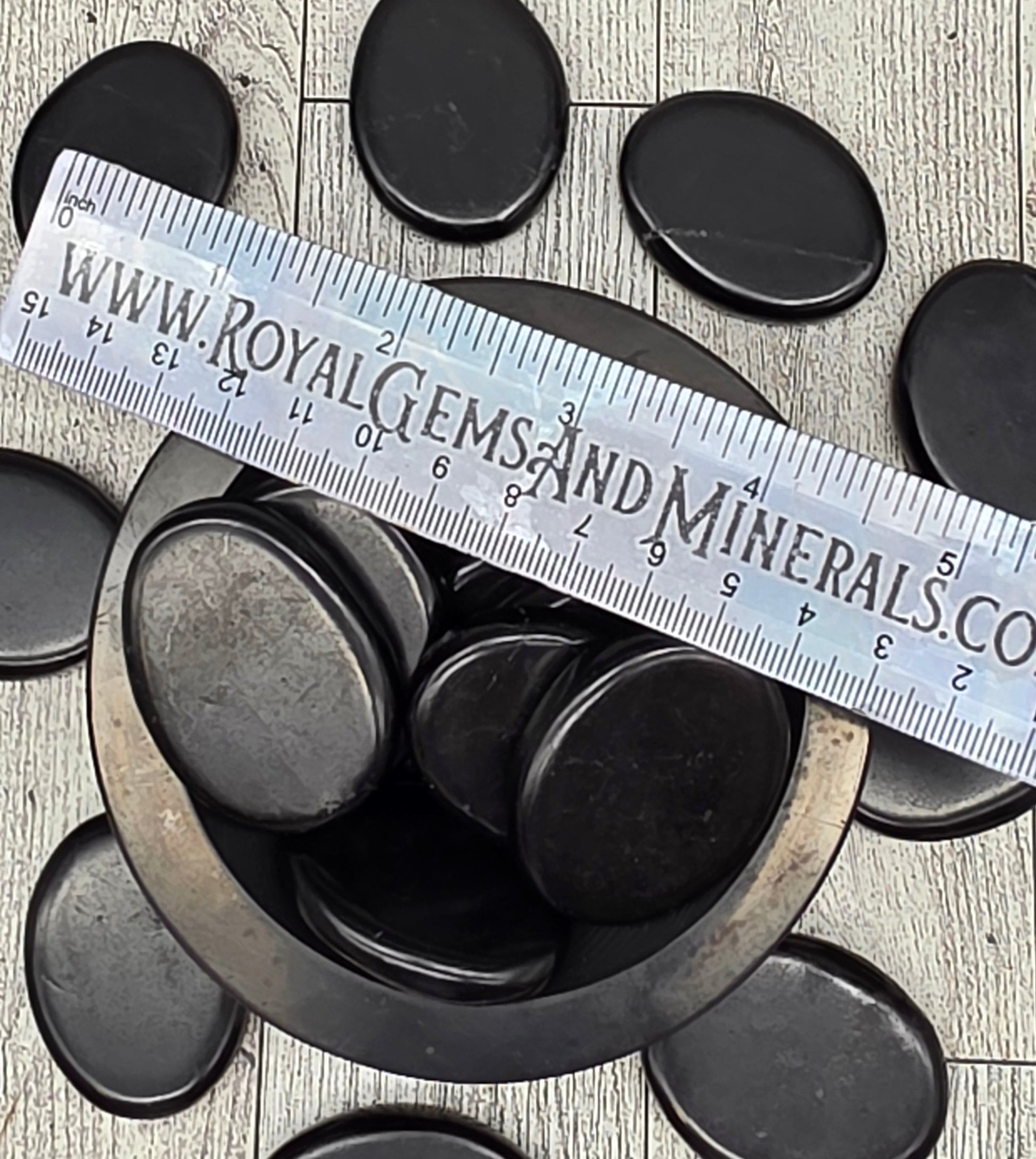 Shungite Pocket Stone - alternate view