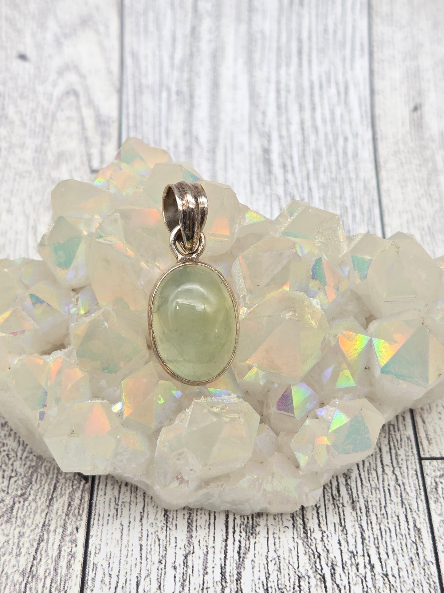 Prehnite Pendant
