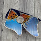 Large Butterfly Wing Hook Earrings - alternate view