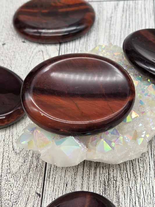 Red Tiger Eye Worry Stones