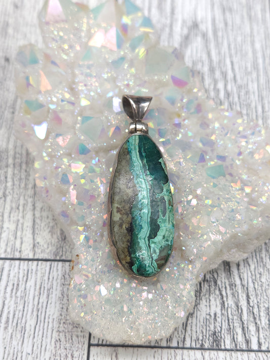 Azurite Malachite Pendant