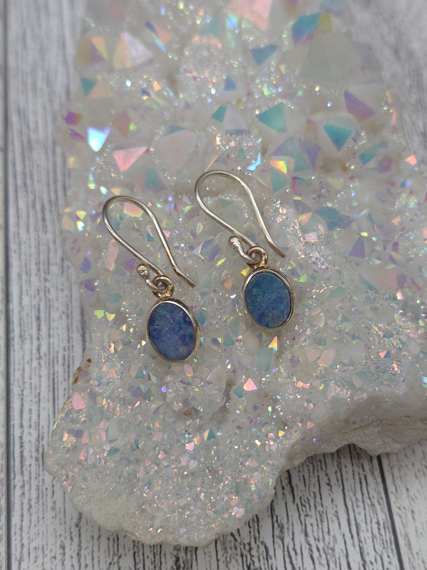 Boulder Opal Hook Earrings