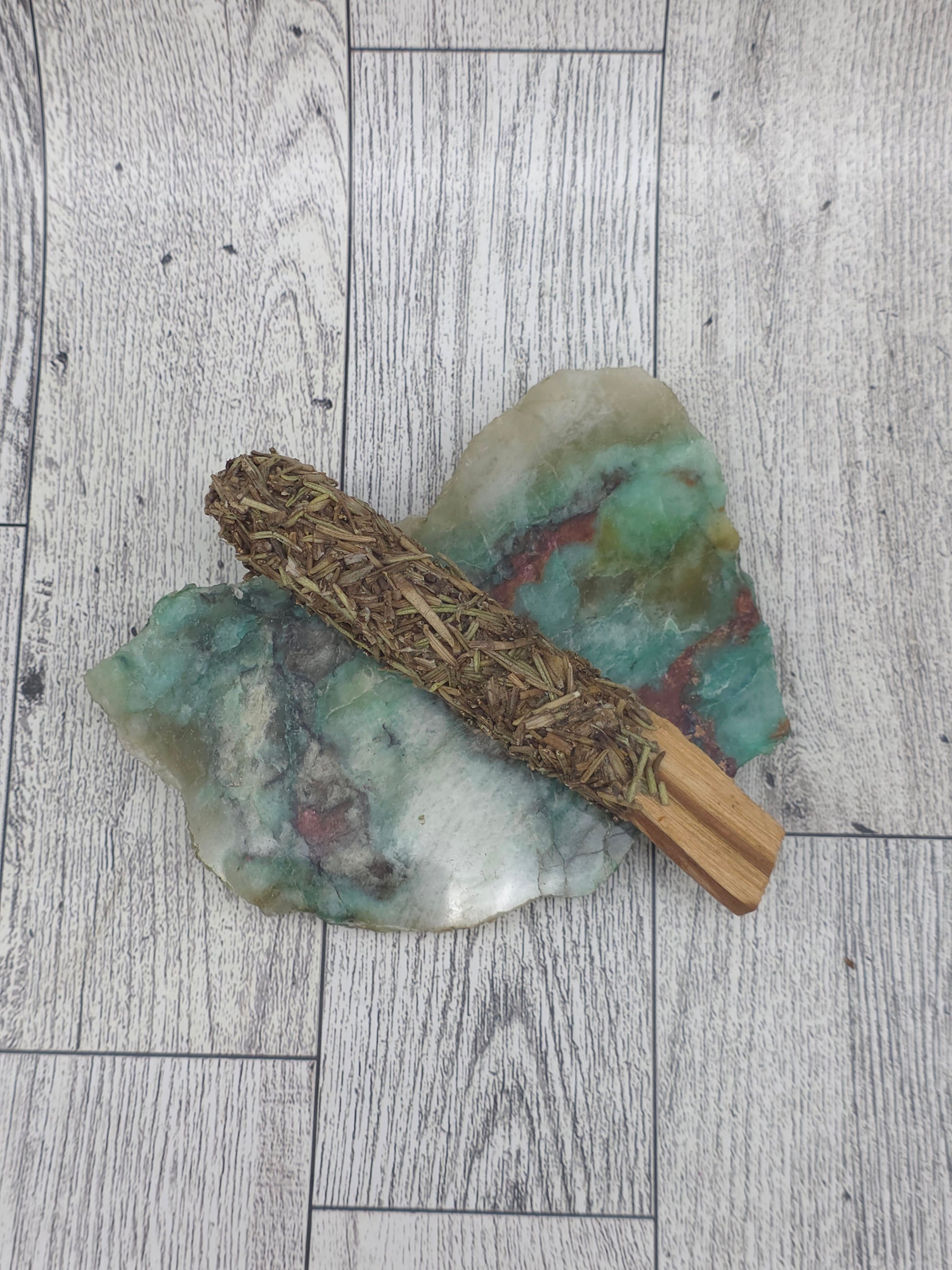 Herb Rolled Palo Santo - detail shot