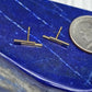 Modern Gold Bar Post Earrings - alternate view