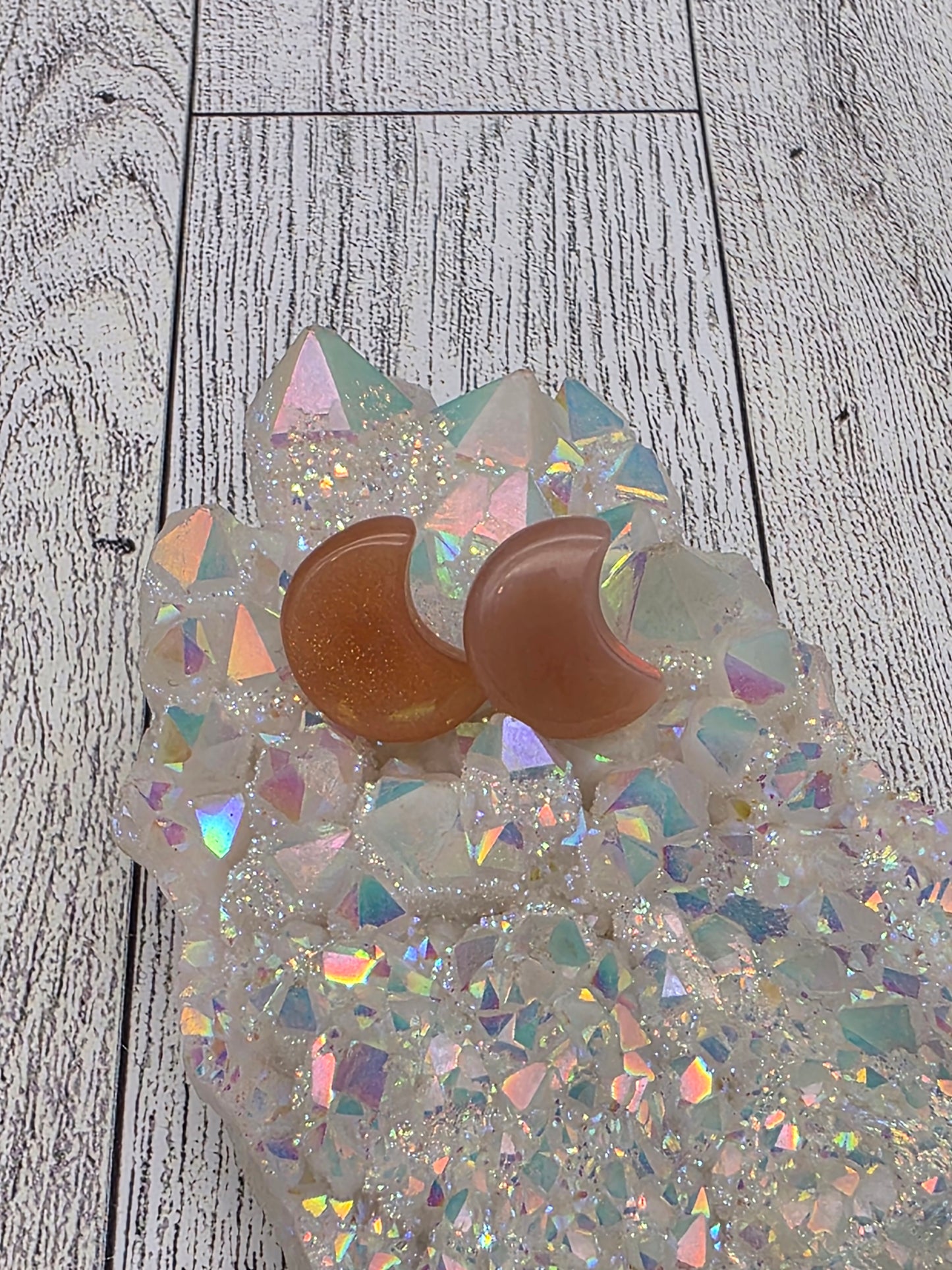 Crystal Moon Earrings