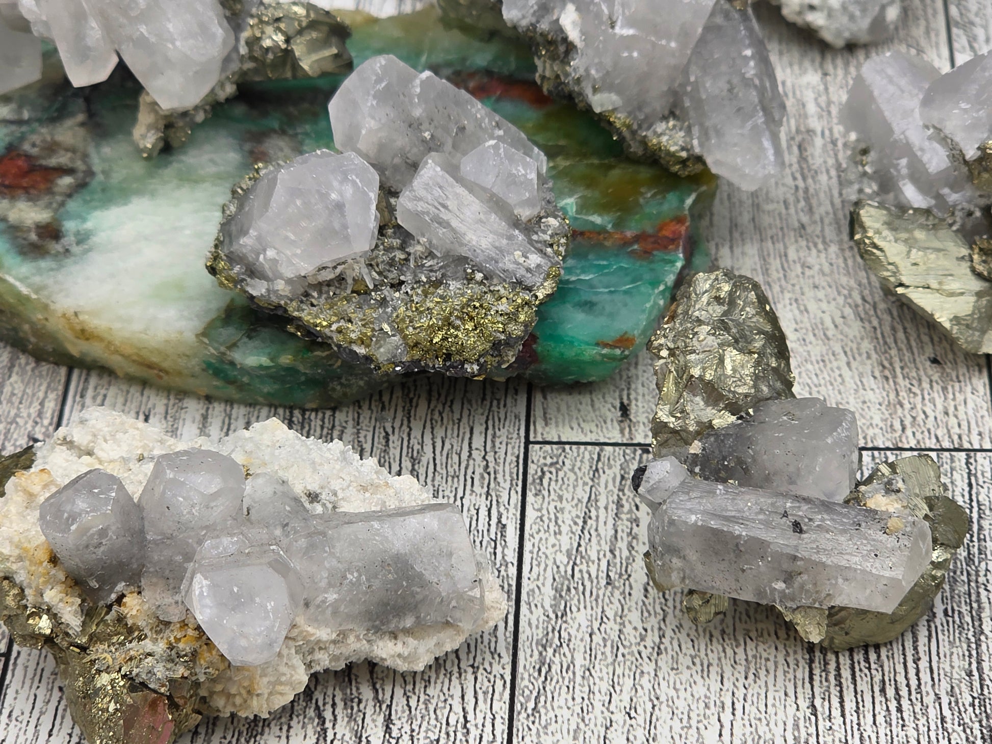 Calcite with Pyrite Specimen
