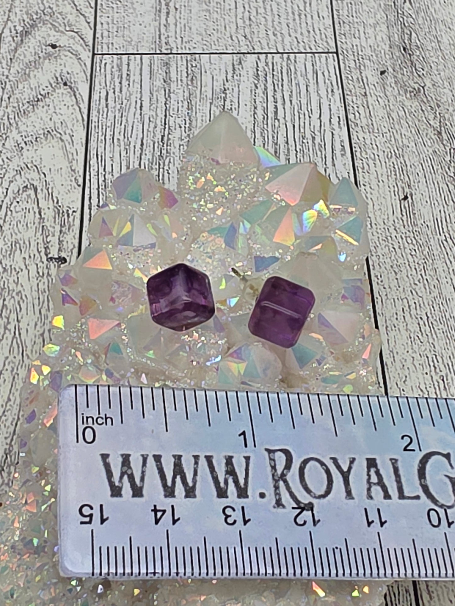 Crystal Cube Earrings