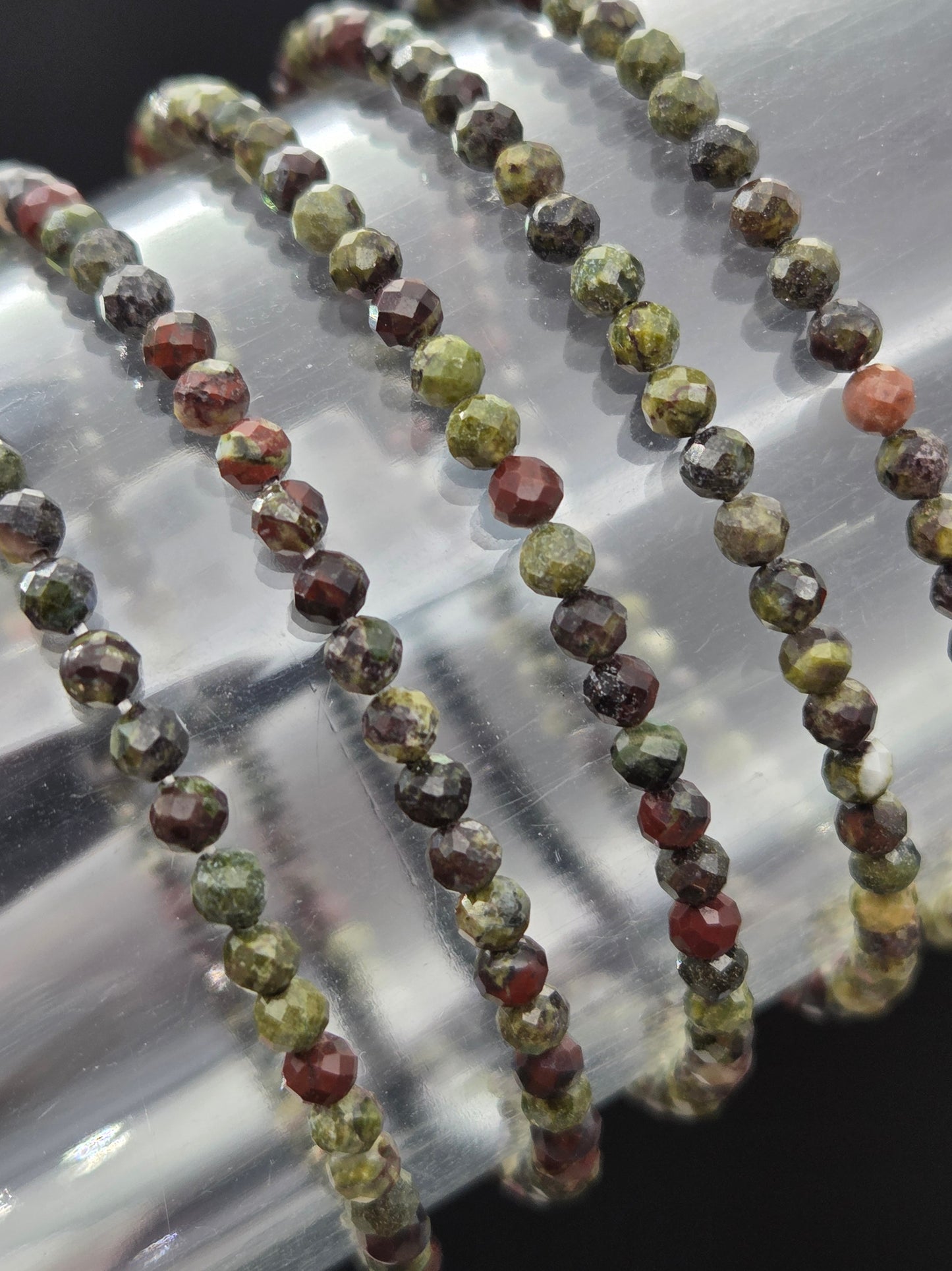 Dragon Blood Jasper Stretchy Bracelet