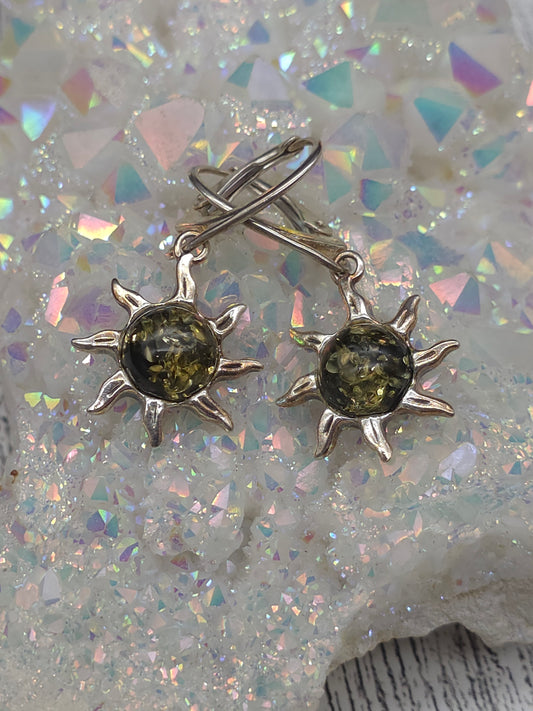 Amber Sun Earrings