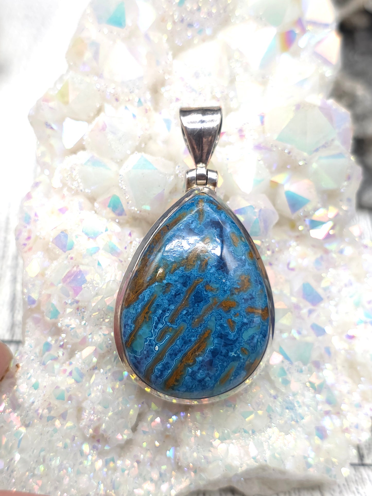 Shattuckite Pendant