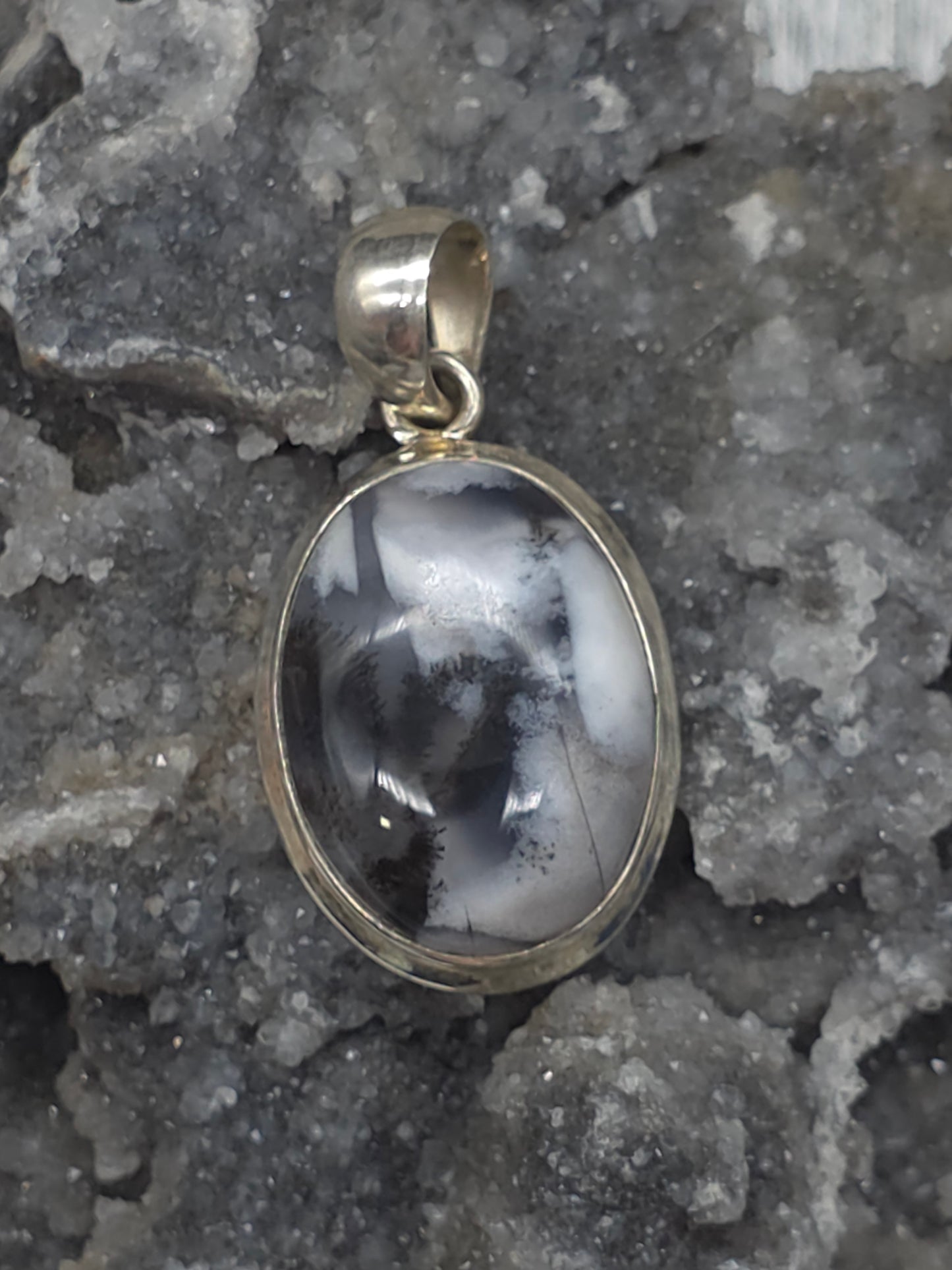 Dendritic Opal Pendant