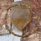 Faceted Yellow Sapphire Stretchy Bracelet