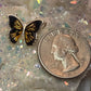 Hand Carved Amber Butterfly Pendant Monarch - alternate view