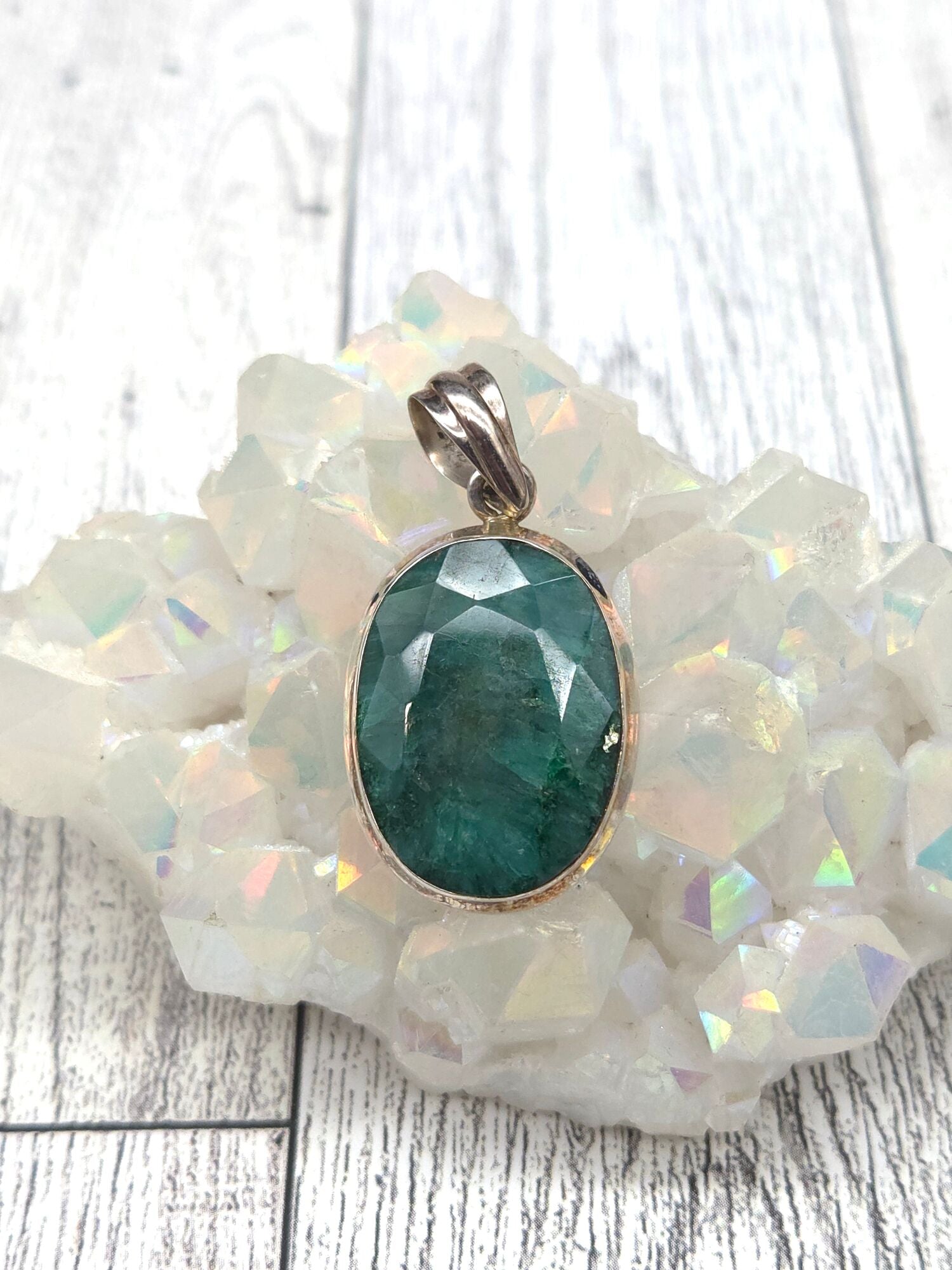 Large Emerald Pendant